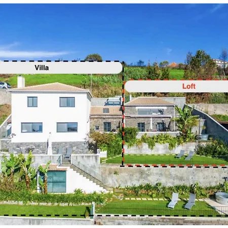 Ferienhaus Meerblick - Exklusives Loft Mit Terrassen&hot-tub Fajã da Ovelha